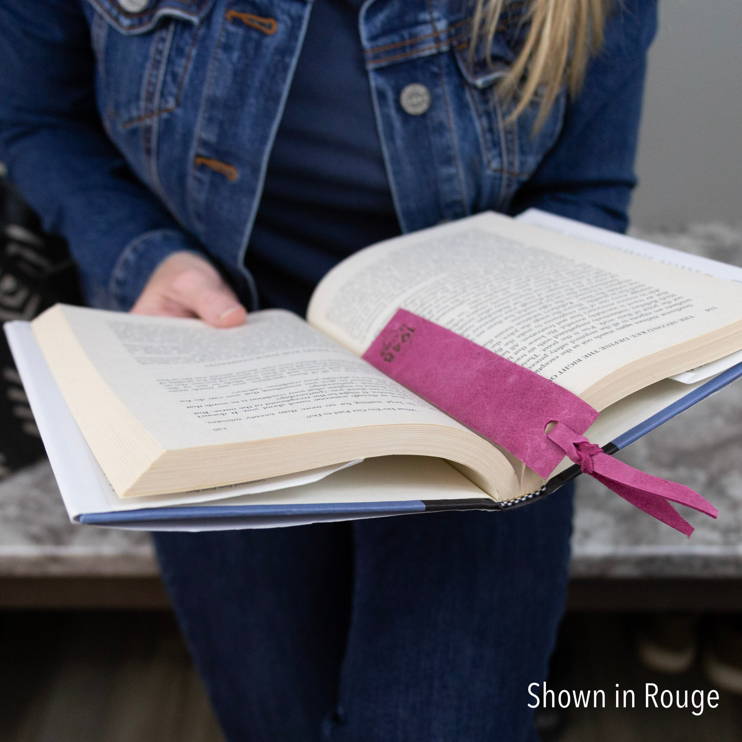 Evergreen Leather Bookmark - Handcrafted Full-Grain