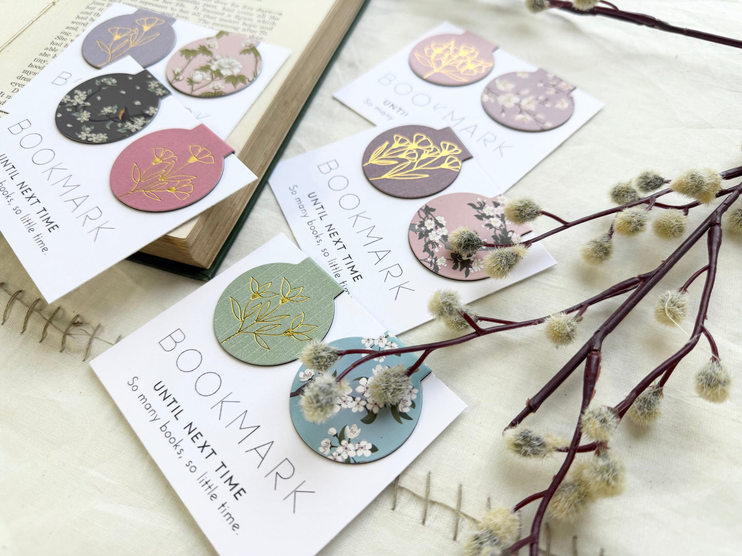 Magnet Bookmarks — Floral