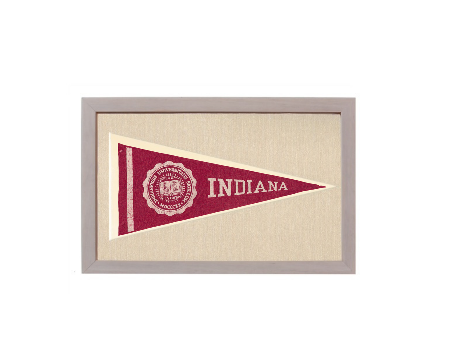Vintage Indiana University Pennant