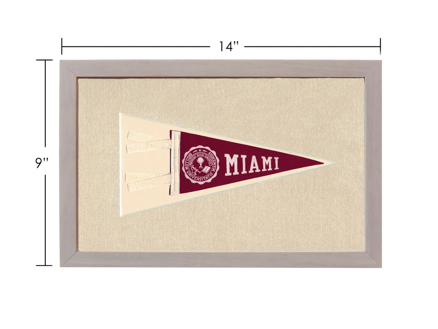 Vintage Miami University Pennant