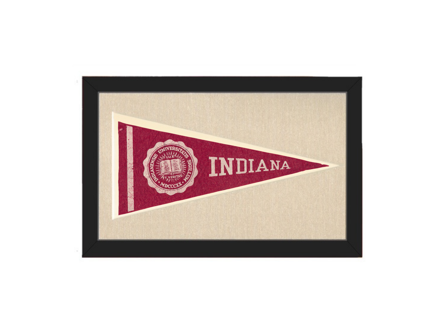 Vintage Indiana University Pennant