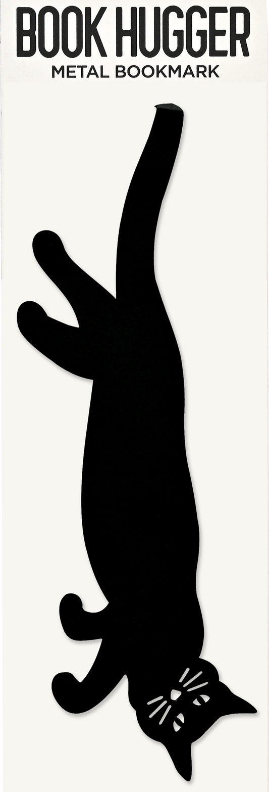 Curious Cat 'Hanging' Metal Bookmark