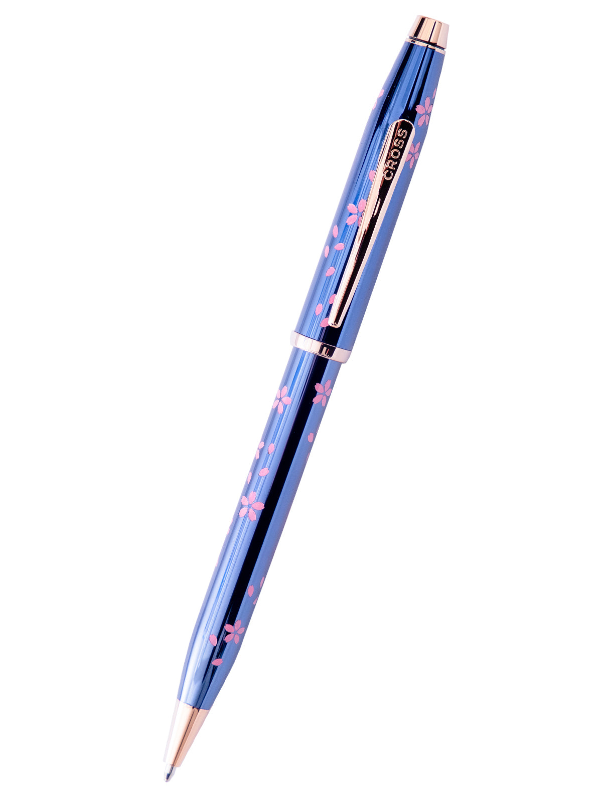 A.T. Cross Century II Ballpoint Pen, Cherry Blossom Blue