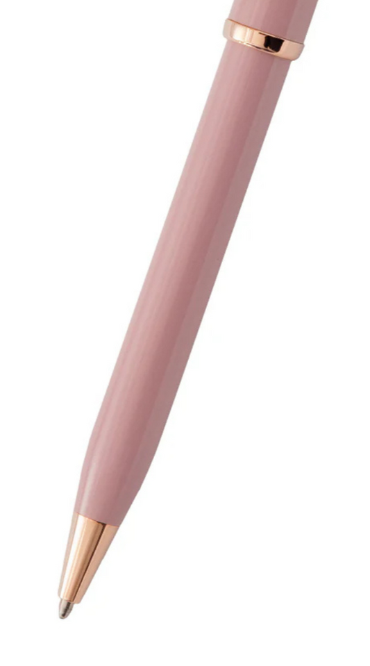 A.T. Cross Century II Ballpoint Pen, Smoky Pink and Rose Gold
