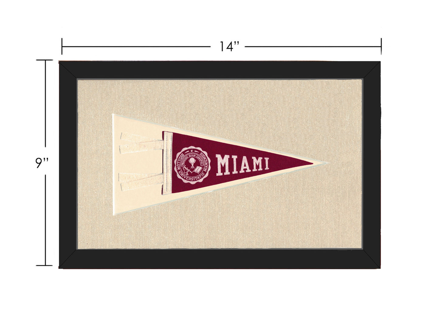 Vintage Miami University Pennant