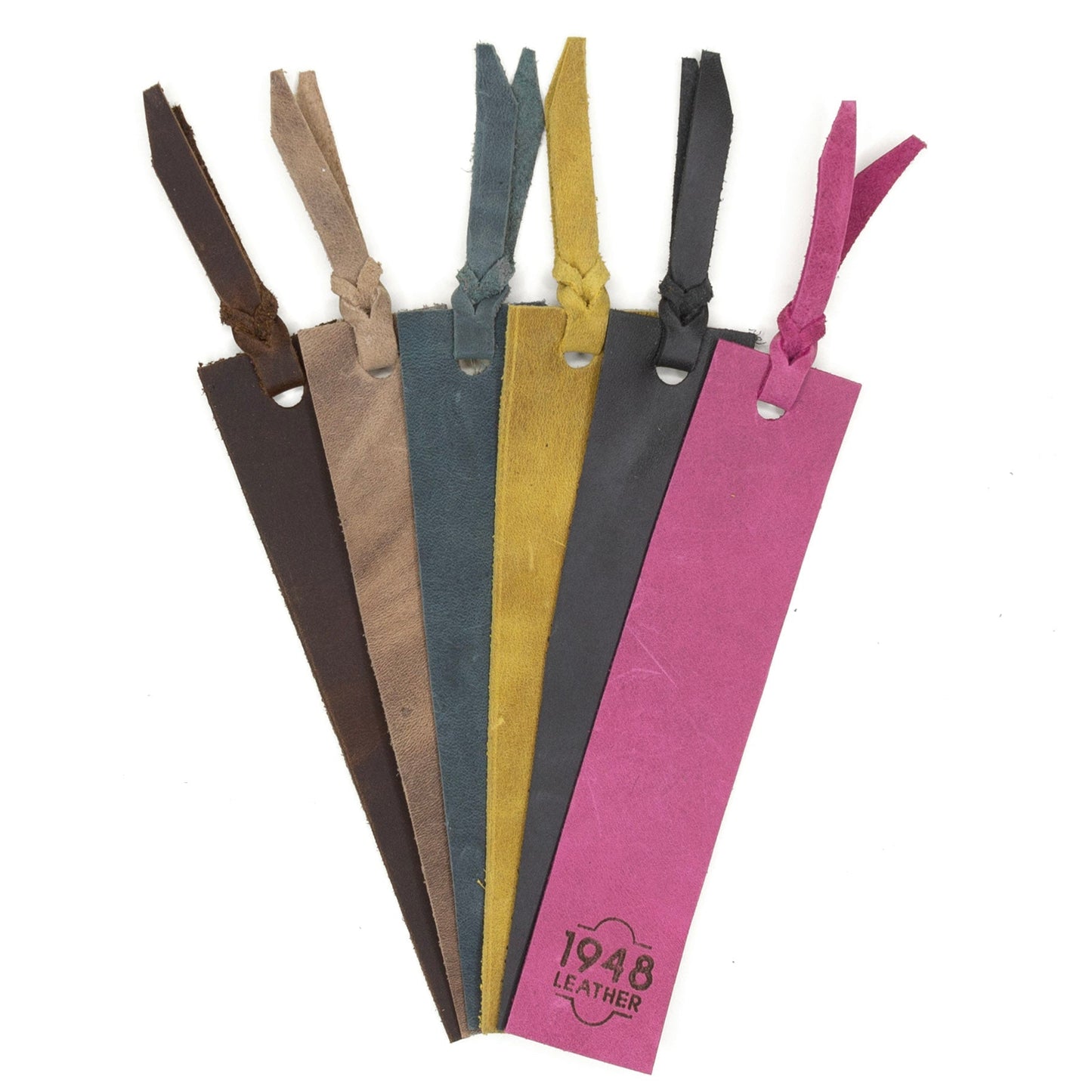 Sunset Leather Bookmark - Handcrafted Full-Grain