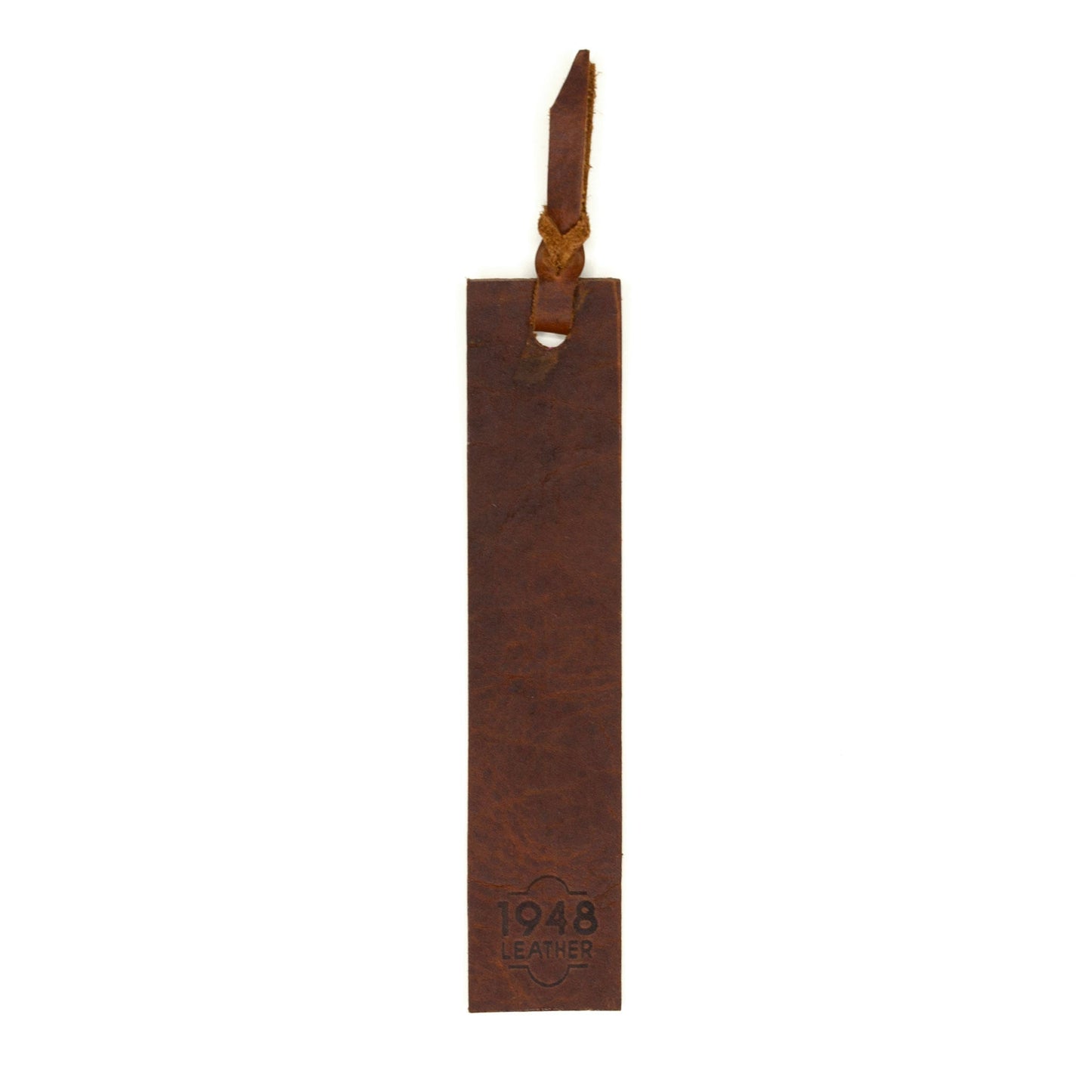Bourbon Leather Bookmark - Handcrafted Full-Grain