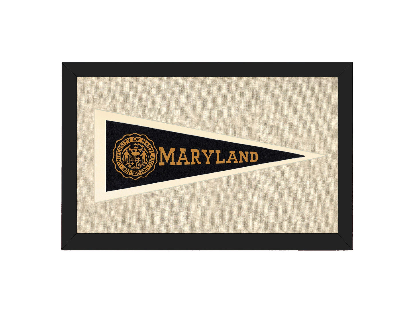 Vintage University of Maryland Pennant