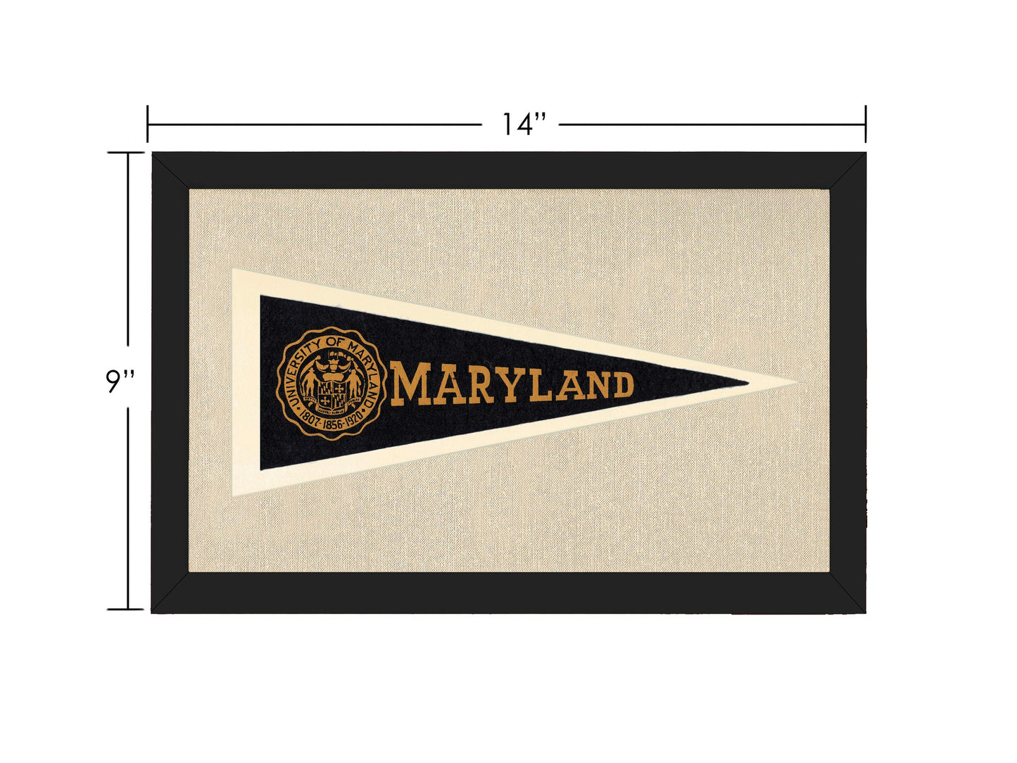 Vintage University of Maryland Pennant