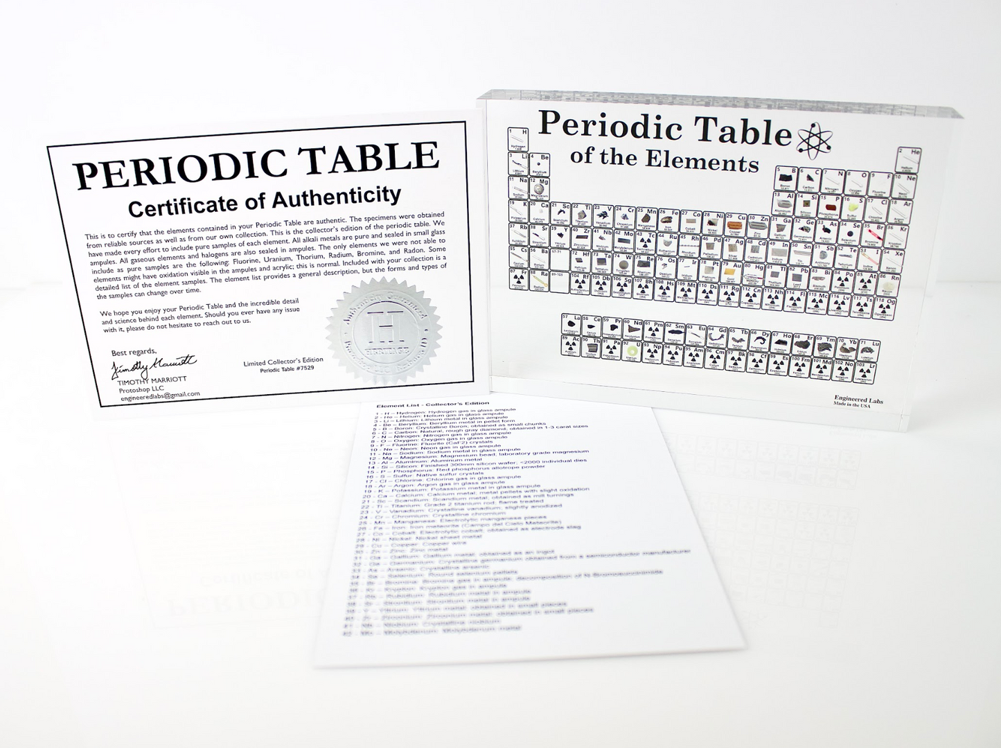 Heritage Periodic Table: Collector's Edition