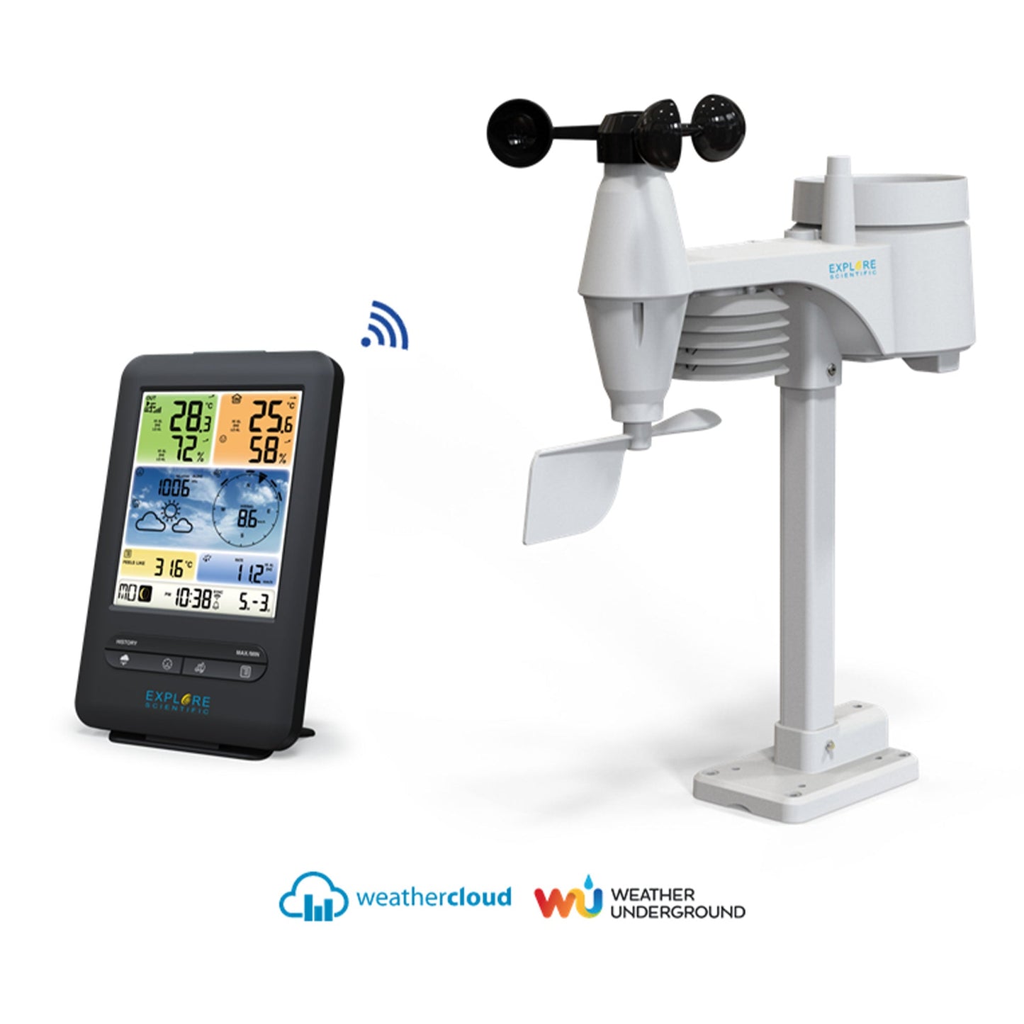 5-in-1 WiFi Professional Weather Station