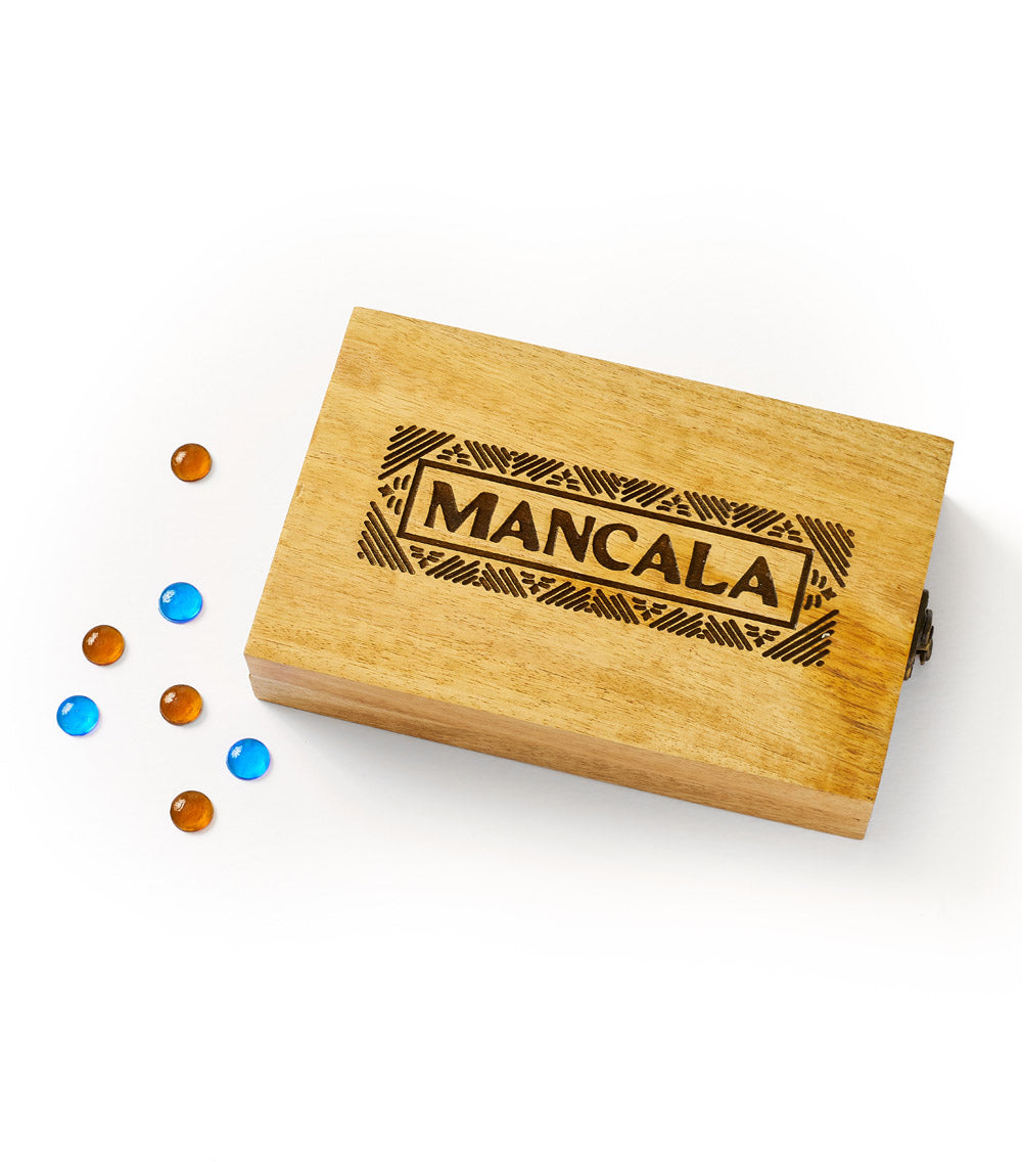 Mancala, Hand-Carved Mango Wood