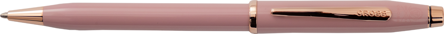 A.T. Cross Century II Ballpoint Pen, Smoky Pink and Rose Gold