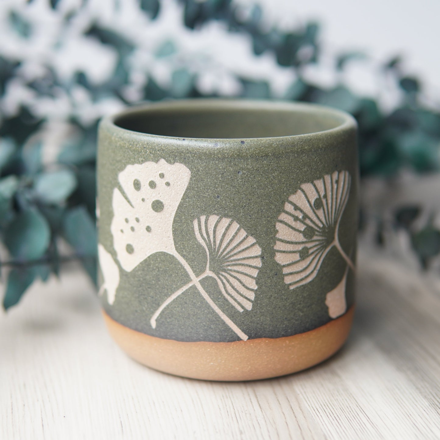 Ginkgo Leaves Mug, Forest Style