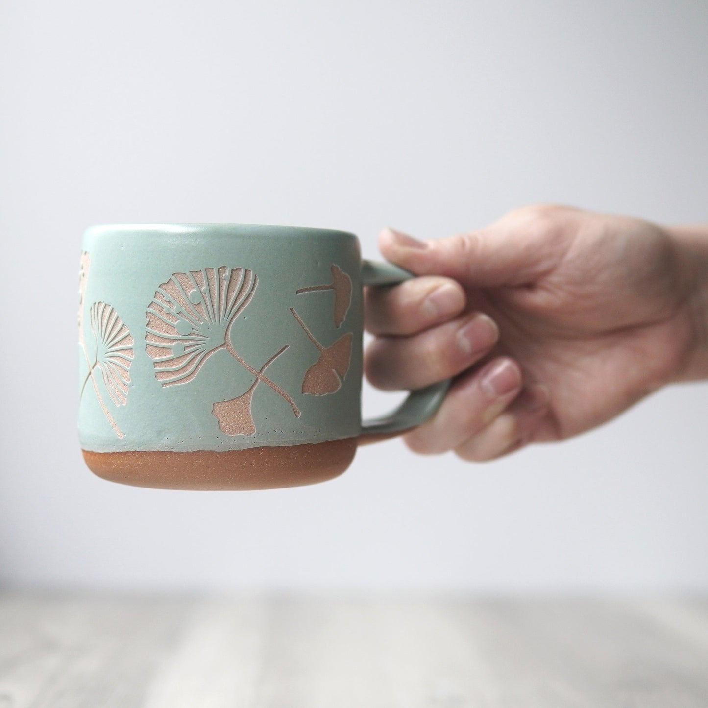 Ginkgo Leaves Mug, Forest Style