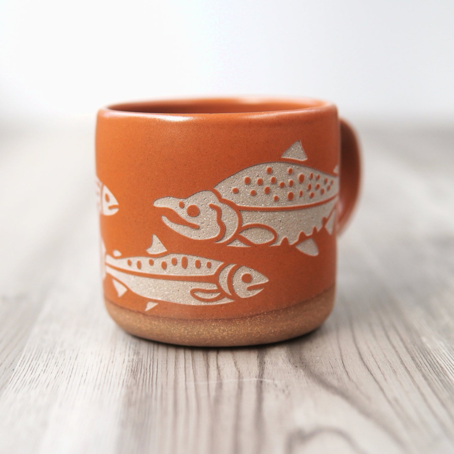 Salmon Mug, Forest Style