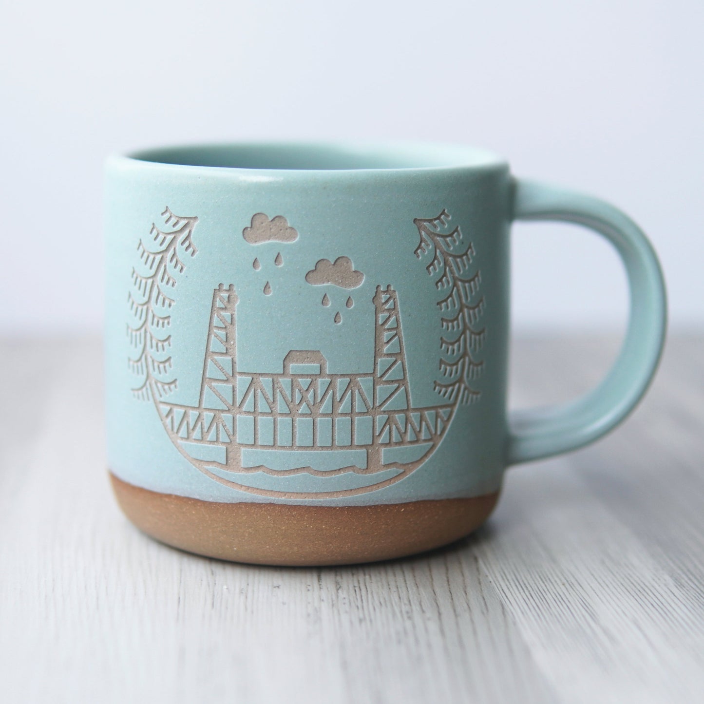 Portland Bridges Mug, Forest Style