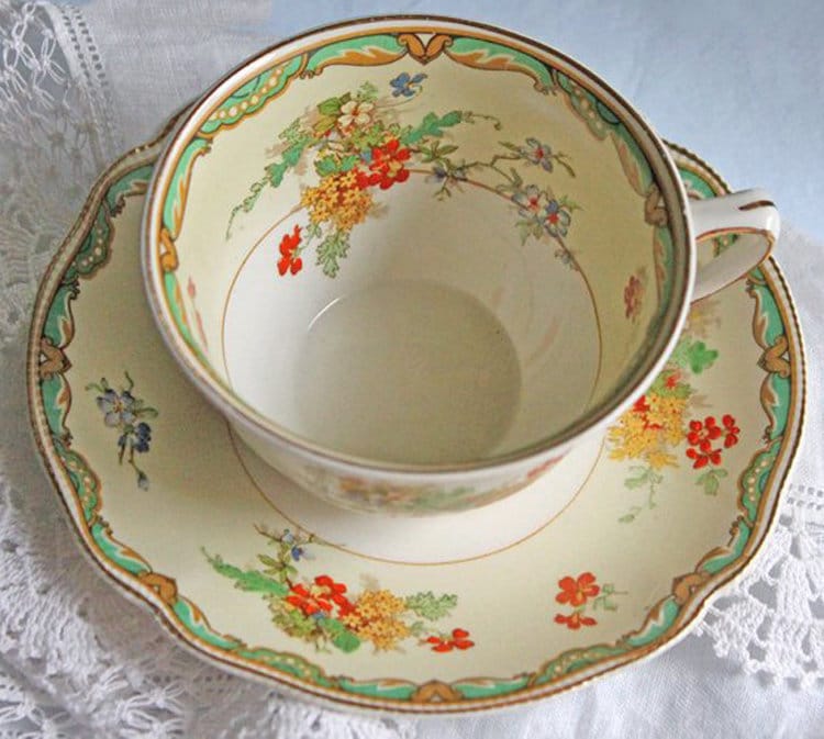Crown Staffordshire Ellesmere Cup and Saucer