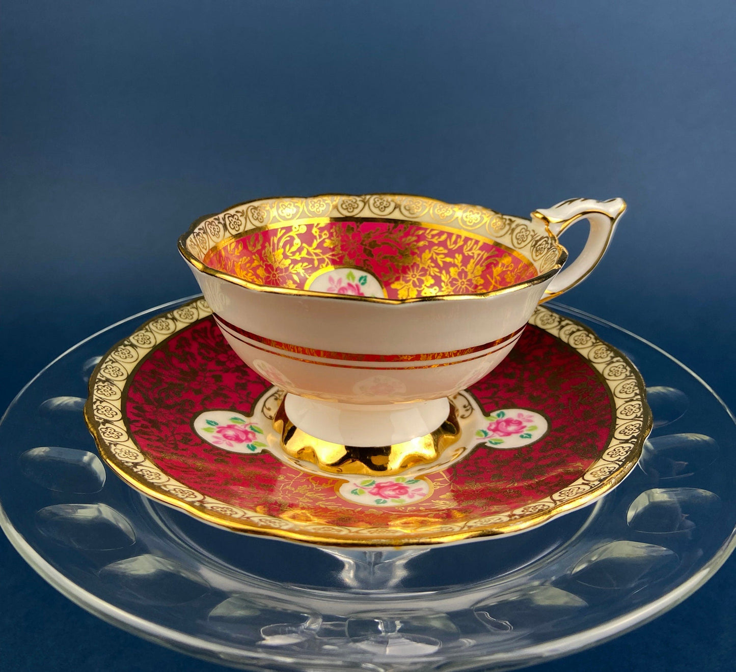 Grosvenor Fine Bone China Cup and Saucer: Mint Green