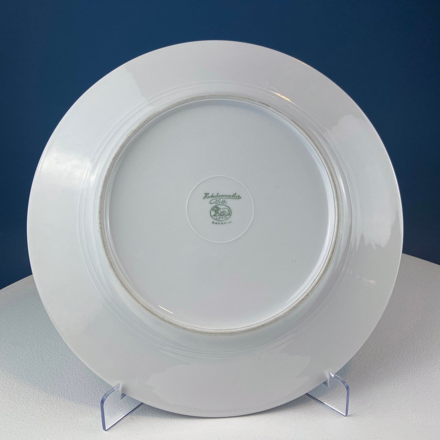 Wheeling Gold Cup and Saucer with Hutschenreuther Plate