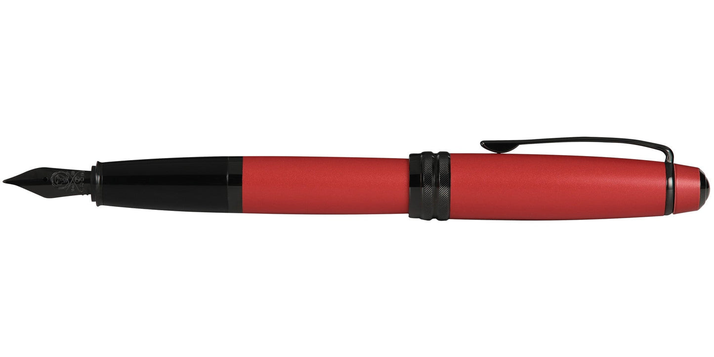 A.T. Cross Bailey Fountain Pen, Matte Red