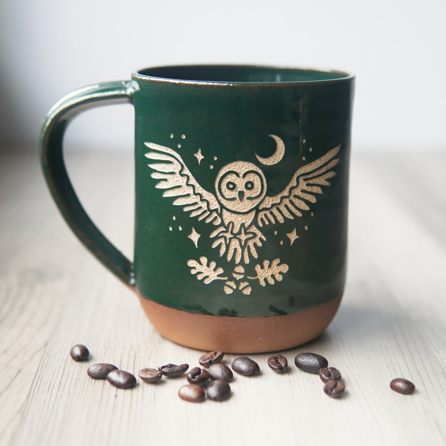 Owl and Oak Mug, Farmhouse Style