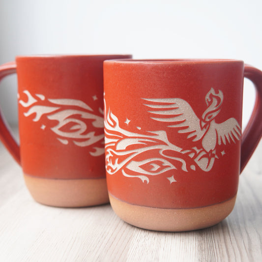 Phoenix Mug, Farmhouse Style